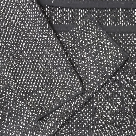 Zara-Knit Gold Metallic Thread Longline Open Front Cardigan Sweater-Size S - Picture 8 of 17